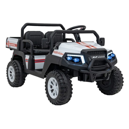 JOKO Elektrické autíčko Buggy Champion Pick-Up 2x200W 24V, Dvojmiestne kožené sedadlo, Nosnosť 60kg, Odpružené Penové kolesá, FM