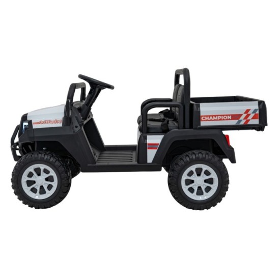 JOKO Elektrické autíčko Buggy Champion Pick-Up 2x200W 24V, Dvojmiestne kožené sedadlo, Nosnosť 60kg, Odpružené Penové kolesá, FM