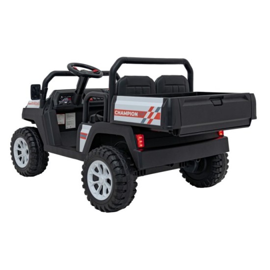 JOKO Elektrické autíčko Buggy Champion Pick-Up 2x200W 24V, Dvojmiestne kožené sedadlo, Nosnosť 60kg, Odpružené Penové kolesá, FM