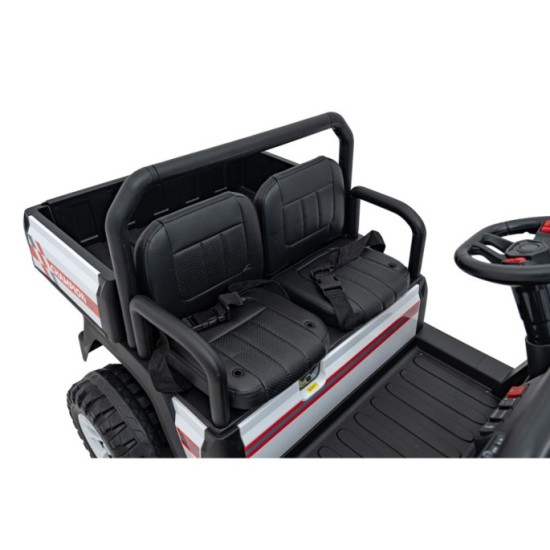 JOKO Elektrické autíčko Buggy Champion Pick-Up 2x200W 24V, Dvojmiestne kožené sedadlo, Nosnosť 60kg, Odpružené Penové kolesá, FM