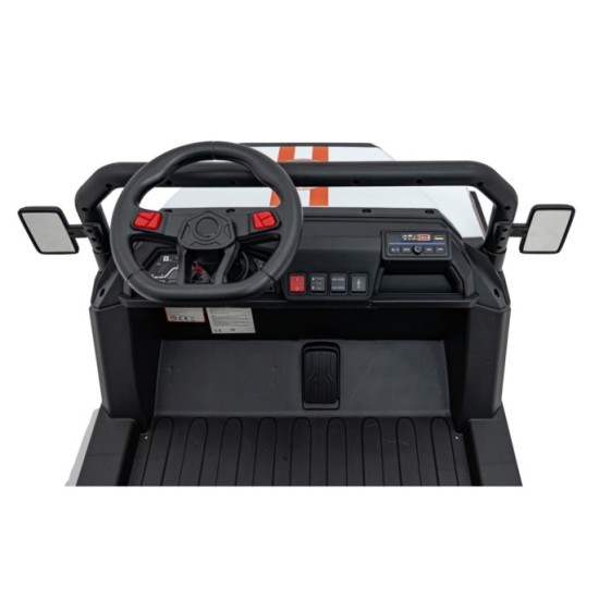 JOKO Elektrické autíčko Buggy Champion Pick-Up 2x200W 24V, Dvojmiestne kožené sedadlo, Nosnosť 60kg, Odpružené Penové kolesá, FM