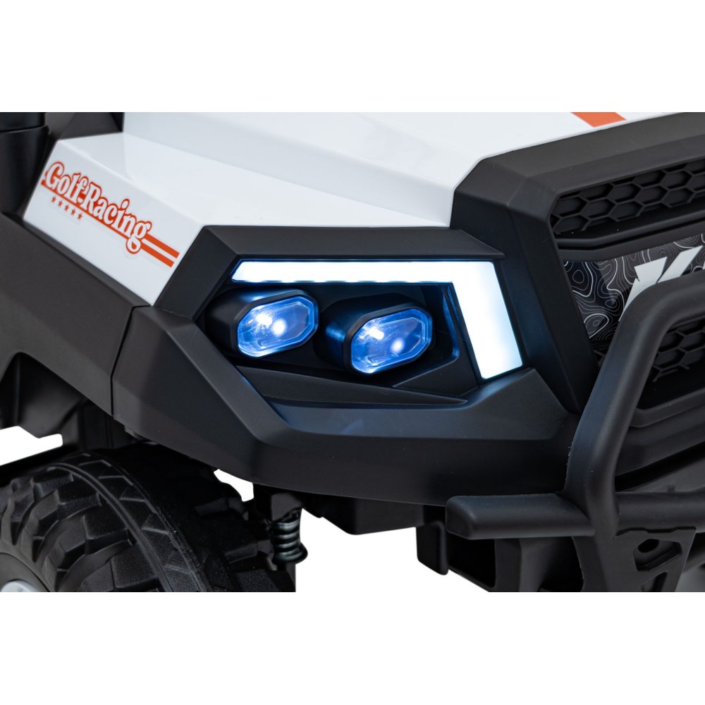 JOKO Elektrické autíčko Buggy Champion Pick-Up 2x200W 24V, Dvojmiestne kožené sedadlo, Nosnosť 60kg, Odpružené Penové kolesá, FM