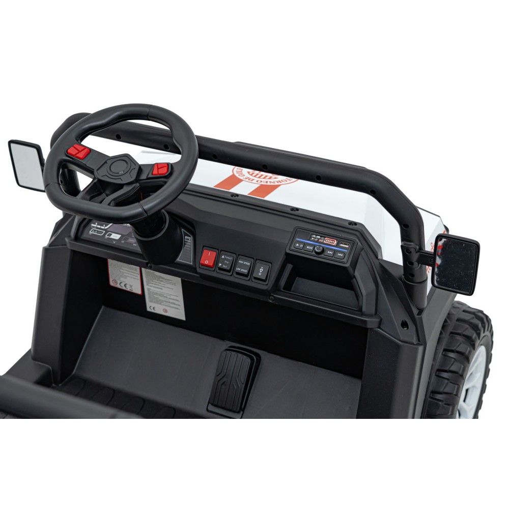 JOKO Elektrické autíčko Buggy Champion Pick-Up 2x200W 24V, Dvojmiestne kožené sedadlo, Nosnosť 60kg, Odpružené Penové kolesá, FM
