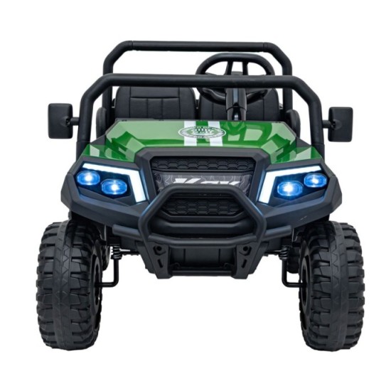 JOKO Elektrické autíčko Buggy Champion Pick-Up 2x200W 24V, Dvojmiestne kožené sedadlo, Nosnosť 60kg, Odpružené Penové kolesá, FM