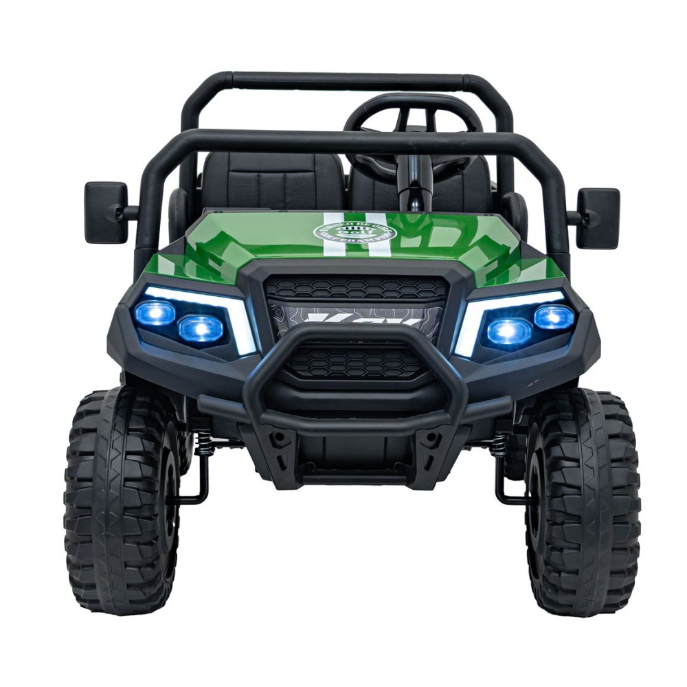 JOKO Elektrické autíčko Buggy Champion Pick-Up 2x200W 24V, Dvojmiestne kožené sedadlo, Nosnosť 60kg, Odpružené Penové kolesá, FM