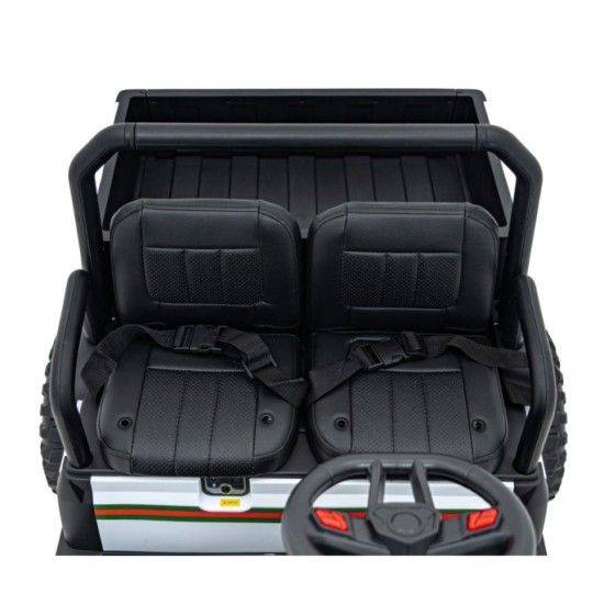 JOKO Elektrické autíčko Buggy Champion Pick-Up 2x200W 24V, Dvojmiestne kožené sedadlo, Nosnosť 60kg, Odpružené Penové kolesá, FM