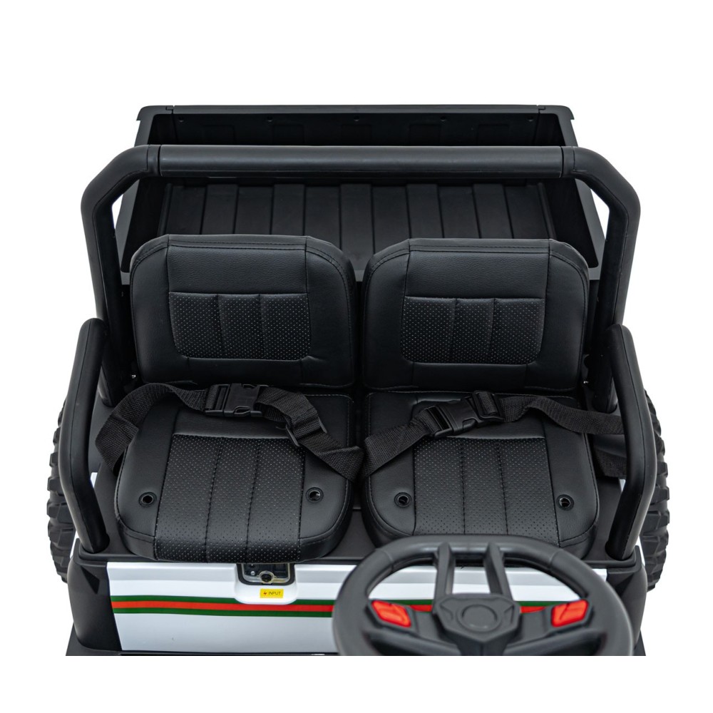 JOKO Elektrické autíčko Buggy Champion Pick-Up 2x200W 24V, Dvojmiestne kožené sedadlo, Nosnosť 60kg, Odpružené Penové kolesá, FM