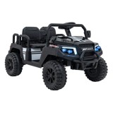 JOKO Elektrické autíčko Terénne Buggy Champion 2x200W 24V pre 4 deti, Nosnosť 120kg, odpružené penové kolesá, kožené sedadlo, FM