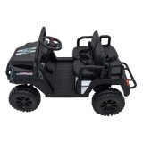 JOKO Elektrické autíčko Terénne Buggy Champion 2x200W 24V pre 4 deti, Nosnosť 120kg, odpružené penové kolesá, kožené sedadlo, FM