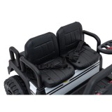 JOKO Elektrické autíčko Terénne Buggy Champion 2x200W 24V pre 4 deti, Nosnosť 120kg, odpružené penové kolesá, kožené sedadlo, FM