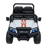 JOKO Elektrické autíčko Terénne Buggy Champion 2x200W 24V pre 4 deti, Nosnosť 120kg, odpružené penové kolesá, kožené sedadlo, FM