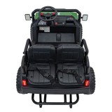 JOKO Elektrické autíčko Terénne Buggy Champion 2x200W 24V pre 4 deti, Nosnosť 120kg, odpružené penové kolesá, kožené sedadlo, FM