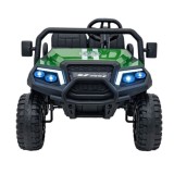 JOKO Elektrické autíčko Terénne Buggy Champion 2x200W 24V pre 4 deti, Nosnosť 120kg, odpružené penové kolesá, kožené sedadlo, FM