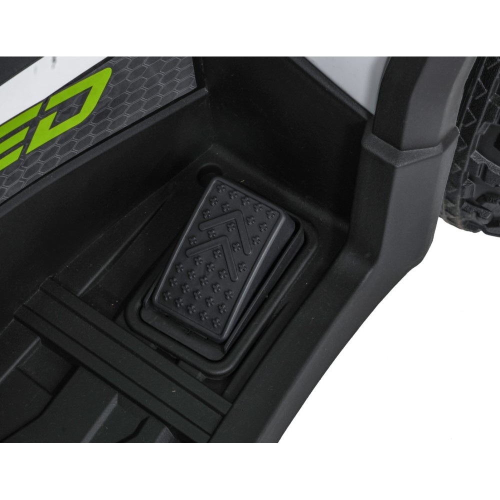 JOKO Elektrická Štvorkolka ATV Robust 4x4, FM rádio, penové kolesá, kožené sedadlo, Diaľkové ovládanie, biela