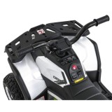 JOKO Elektrická Štvorkolka ATV Robust 4x4, FM rádio, penové kolesá, kožené sedadlo, Diaľkové ovládanie, biela