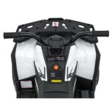 JOKO Elektrická Štvorkolka ATV Robust 4x4, FM rádio, penové kolesá, kožené sedadlo, Diaľkové ovládanie, biela