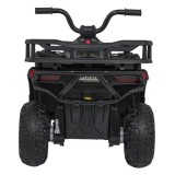 JOKO Elektrická Štvorkolka ATV Robust 4x4, FM rádio, penové kolesá, kožené sedadlo, Diaľkové ovládanie, čierna