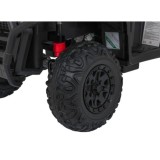 JOKO Elektrická Štvorkolka ATV Robust 4x4, FM rádio, penové kolesá, kožené sedadlo, Diaľkové ovládanie, čierna