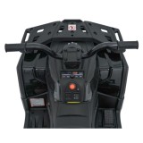 JOKO Elektrická Štvorkolka ATV Robust 4x4, FM rádio, penové kolesá, kožené sedadlo, Diaľkové ovládanie, čierna
