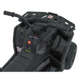 JOKO Elektrická Štvorkolka ATV Robust 4x4, FM rádio, penové kolesá, kožené sedadlo, Diaľkové ovládanie, čierna