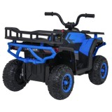JOKO Elektrická Štvorkolka ATV Robust 4x4, FM rádio, penové kolesá, kožené sedadlo, Diaľkové ovládanie, modrá