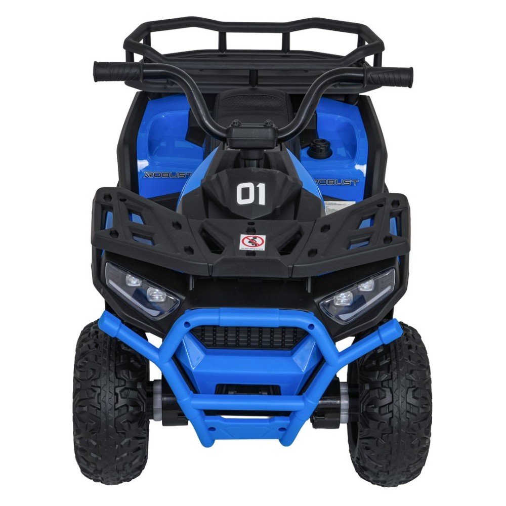 JOKO Elektrická Štvorkolka ATV Robust 4x4, FM rádio, penové kolesá, kožené sedadlo, Diaľkové ovládanie, modrá