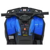 JOKO Elektrická Štvorkolka ATV Robust 4x4, FM rádio, penové kolesá, kožené sedadlo, Diaľkové ovládanie, modrá