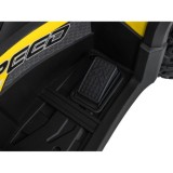 JOKO Elektrická Štvorkolka ATV Robust 4x4, FM rádio, penové kolesá, kožené sedadlo, Diaľkové ovládanie, žltá