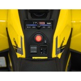 JOKO Elektrická Štvorkolka ATV Robust 4x4, FM rádio, penové kolesá, kožené sedadlo, Diaľkové ovládanie, žltá