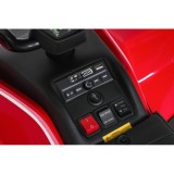 JOKO Elektrická Štvorkolka Fast 4x4, penové kolesá, kožené sedadlo, nosnosť 50kg, FM rádio, červená