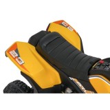 JOKO Elektrická Štvorkolka Fast 4x4, penové kolesá, kožené sedadlo, nosnosť 50kg, FM rádio, žltá