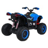 JOKO Elektrická Štvorkolka Fast 4x4, penové kolesá, kožené sedadlo, nosnosť 50kg, FM rádio, modrá