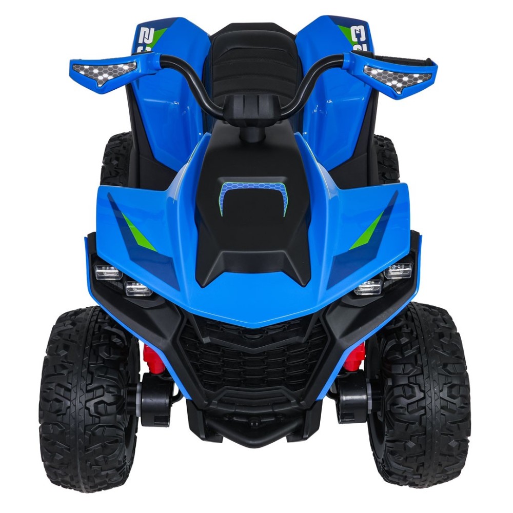 JOKO Elektrická Štvorkolka Fast 4x4, penové kolesá, kožené sedadlo, nosnosť 50kg, FM rádio, modrá