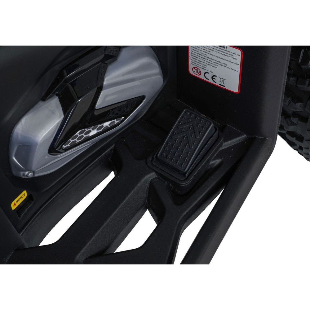 JOKO Elektrická Štvorkolka Fast 4x4, penové kolesá, kožené sedadlo, nosnosť 50kg, FM rádio, modrá