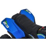 JOKO Elektrická Štvorkolka Fast 4x4, penové kolesá, kožené sedadlo, nosnosť 50kg, FM rádio, modrá
