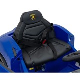 JOKO Elektrické autíčko Lamborghini Revuelto, kožené sedadlo, penové kolesá, FM rádio, modré