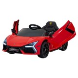 JOKO Elektrické autíčko Lamborghini Revuelto, kožené sedadlo, penové kolesá, FM rádio, červené