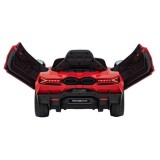 JOKO Elektrické autíčko Lamborghini Revuelto, kožené sedadlo, penové kolesá, FM rádio, červené