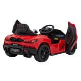 JOKO Elektrické autíčko Lamborghini Revuelto, kožené sedadlo, penové kolesá, FM rádio, červené