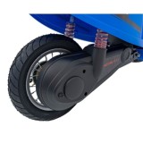 JOKO Elektrická Motorka Skúter Retro 23, Nafukovacie kolesá, kožené sedadlo, nosnosť 60kg, modrá