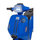 JOKO Elektrická Motorka Skúter Retro 23, Nafukovacie kolesá, kožené sedadlo, nosnosť 60kg, modrá