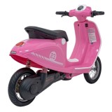 JOKO Elektrická Motorka Skúter Retro 23, Nafukovacie kolesá, kožené sedadlo, nosnosť 60kg, ružová