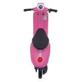JOKO Elektrická Motorka Skúter Retro 23, Nafukovacie kolesá, kožené sedadlo, nosnosť 60kg, ružová