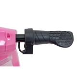 JOKO Elektrická Motorka Skúter Retro 23, Nafukovacie kolesá, kožené sedadlo, nosnosť 60kg, ružová