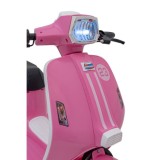 JOKO Elektrická Motorka Skúter Retro 23, Nafukovacie kolesá, kožené sedadlo, nosnosť 60kg, ružová