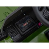 JOKO Elektrické autíčko Jeep MOUNTAIN, penové kolesá, kožené sedadlo, zelené