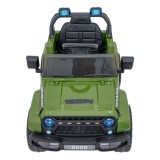 JOKO Elektrické autíčko Jeep MOUNTAIN, penové kolesá, kožené sedadlo, zelené
