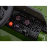 JOKO Elektrické autíčko Jeep MOUNTAIN, penové kolesá, kožené sedadlo, zelené