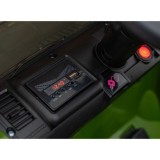 JOKO Elektrické autíčko Jeep MOUNTAIN, penové kolesá, kožené sedadlo, zelené