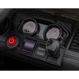 JOKO Elektrické autíčko Jeep MOUNTAIN, penové kolesá, kožené sedadlo, čierne